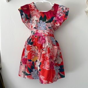 Luxury Brand, Cara Cara Toddler size 2t  Floral sun dress.